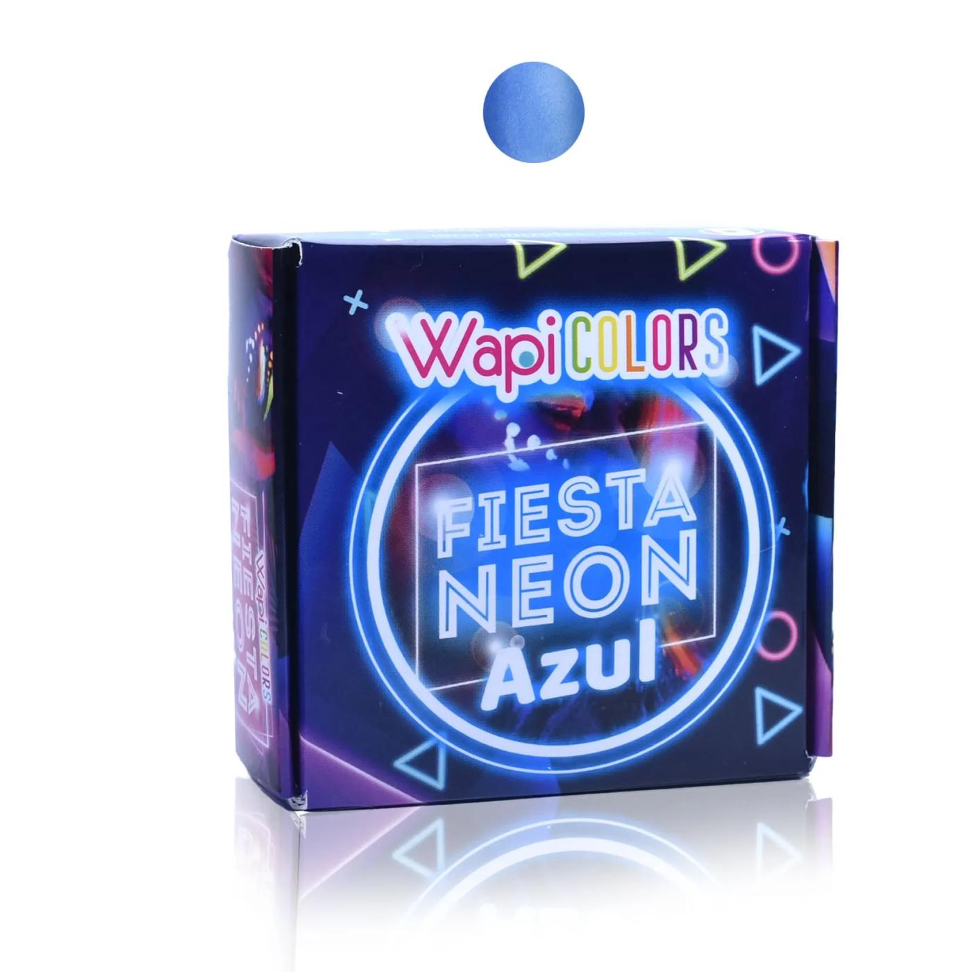 W.Wapicolors Fiesta Neon Azul 4 pzas