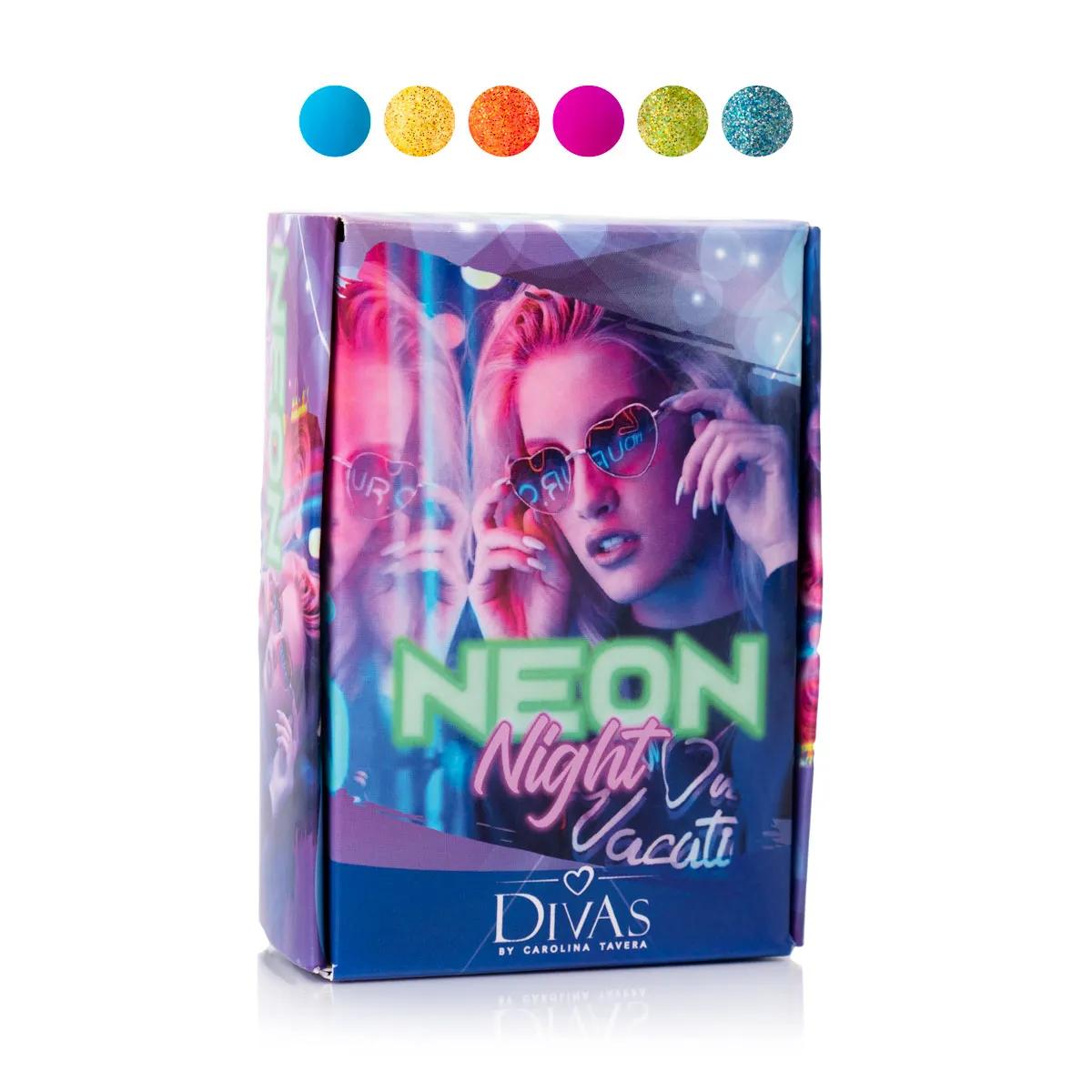 D.Coleccion Neon Night 6 pzas