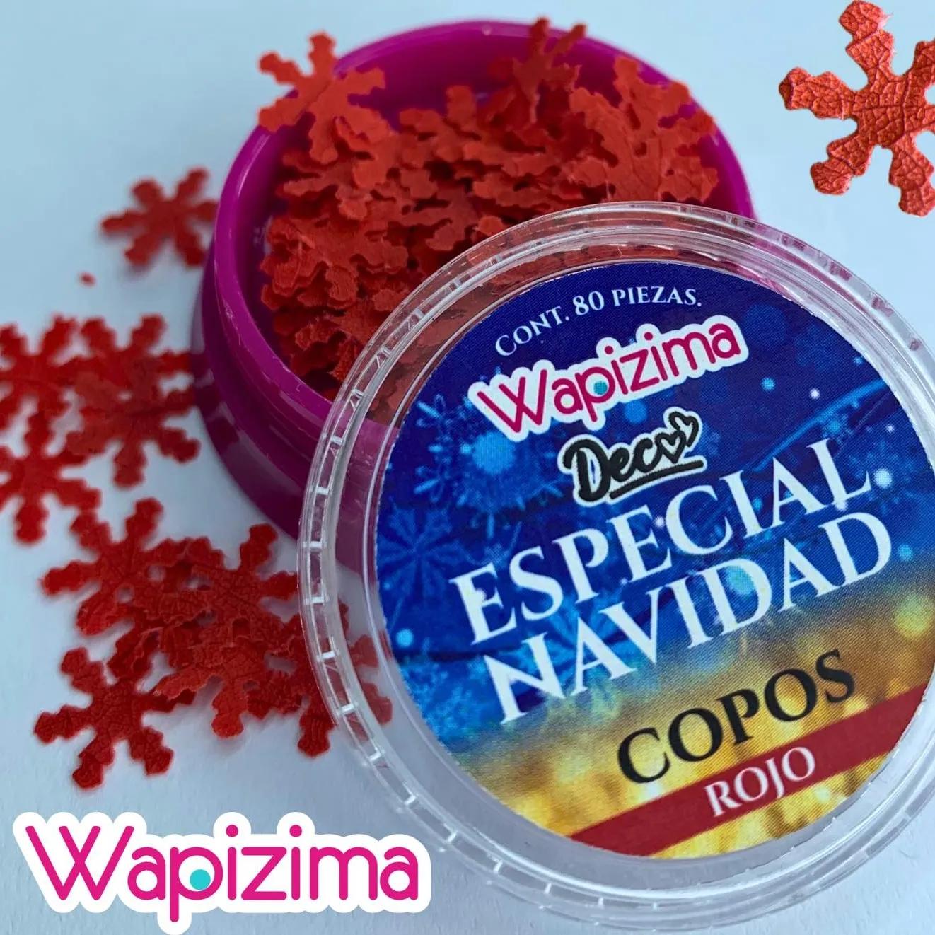 W. Deco Copos Rojos